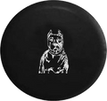 Distressed - Pitbull Staffy Dog Lover American Bulldog Jeep Jeep Camper Spare Tire Cover U146 35 inch