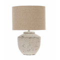 Distressed Cement Table Lamp