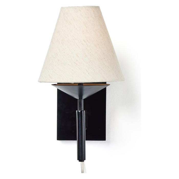 Dodie Sconce in Jet Black
