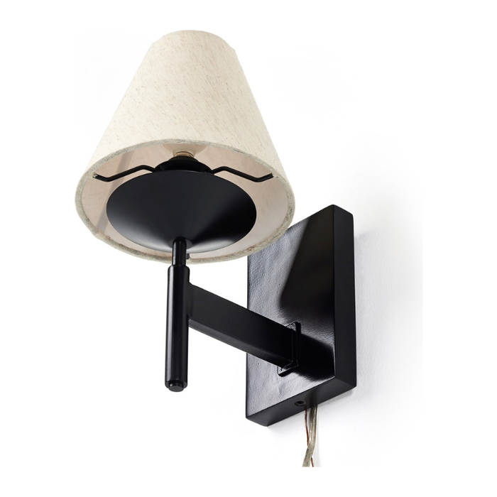 Dodie Sconce in Jet Black