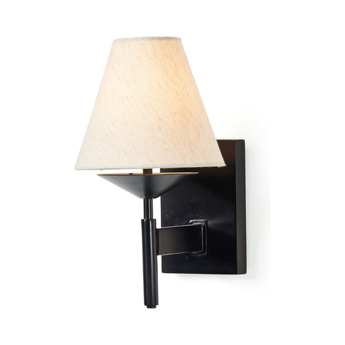 Dodie Sconce in Jet Black