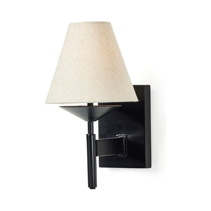 Dodie Sconce in Jet Black