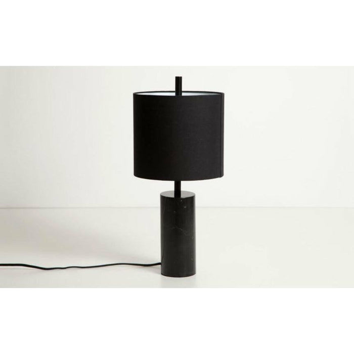 Drum Table Lamp - Black