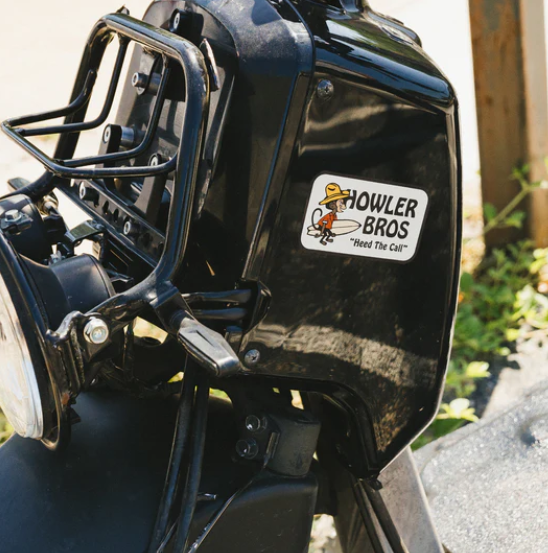 El Monito Surfs Sticker
