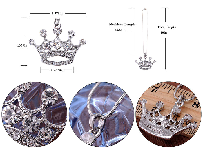 Emperor Royal Crown Pendant Necklace Perfect For King & Queens! - ALILANG.COM