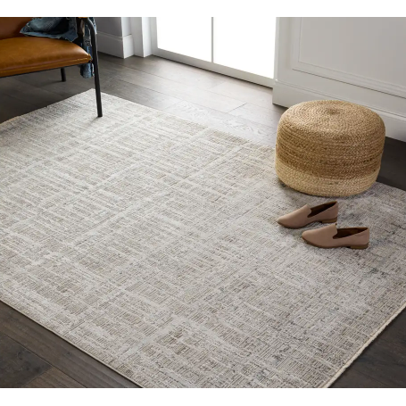 En Blanc Sovis Rug - Silver Lining / Walnut