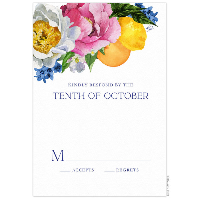Fiorella Garden Reply Card