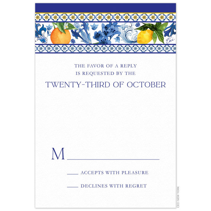 Fiorella Tile Reply Card