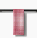 Fireside Plaid Red Kitchen Tea Towel