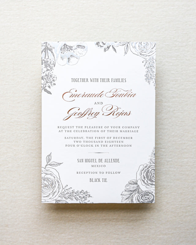 Fresh Picked Bouquet Invitation