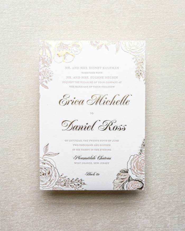 Fresh Picked Bouquet Invitation