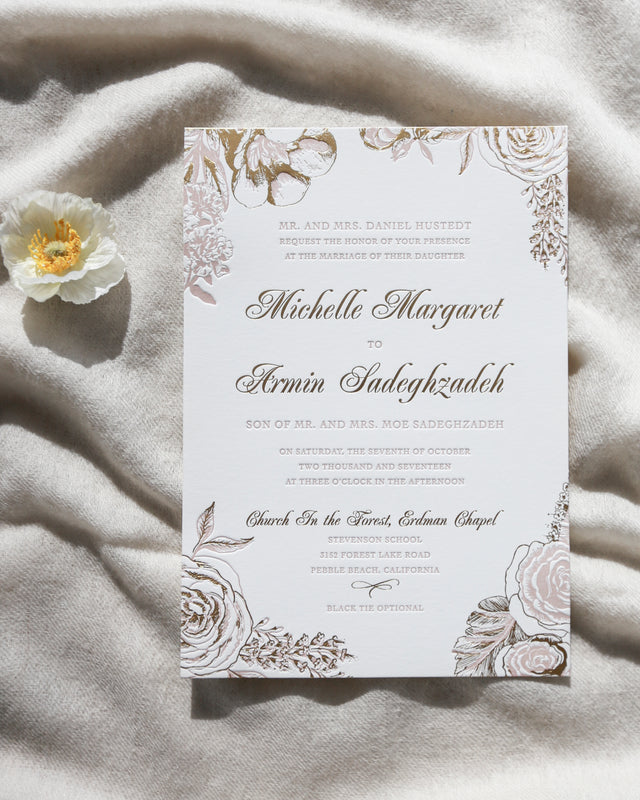 Fresh Picked Bouquet Invitation