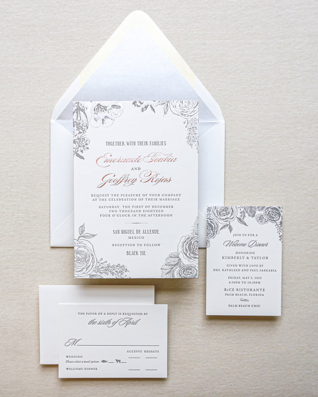 Fresh Picked Bouquet Invitation