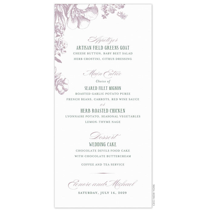 Fresh Picked Menu