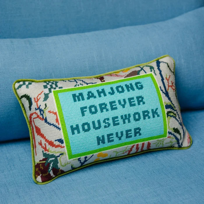 Furbish Studio - Pillow - Mahjong Forever - Findlay Rowe Designs