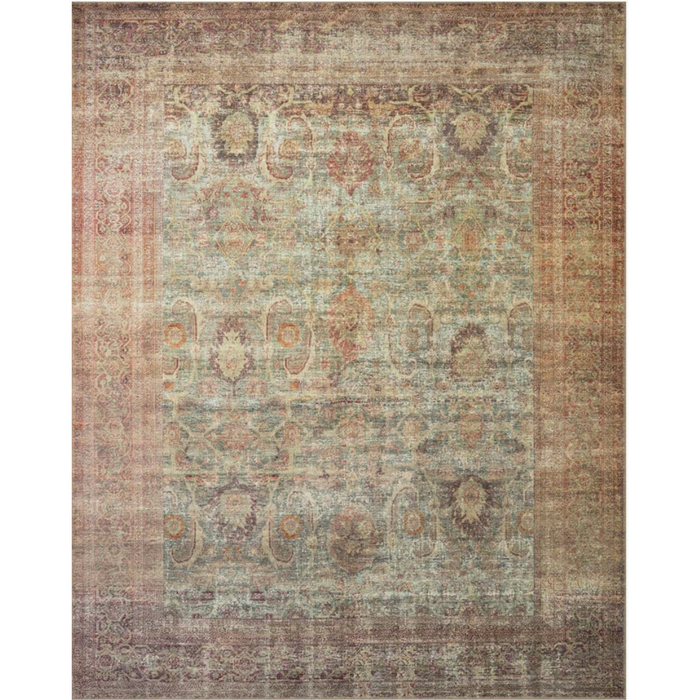 Georgie Rug - Jade / Sunset