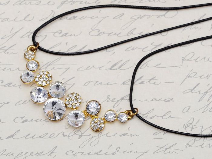 Glam Collar Hang Long Necklace Choker