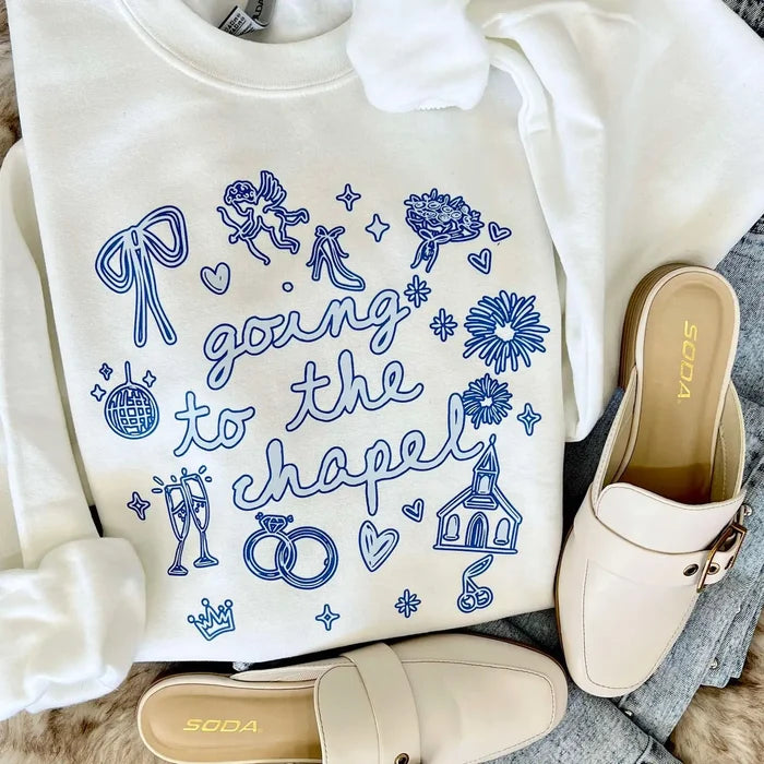 Going To the Chapel Wedding Things Bridal Pullover