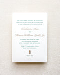 Golden Pineapple Invitation