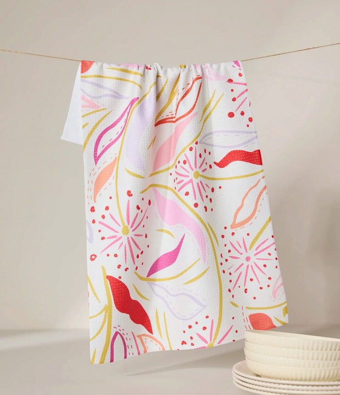 Grand Bloom Kitchen Tea Towel