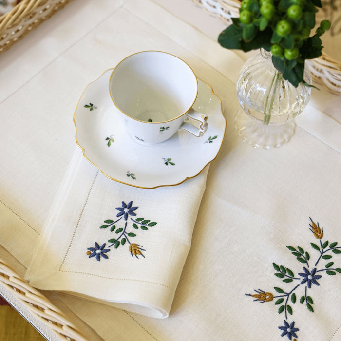 Grape Leaves Teacup & Saucer