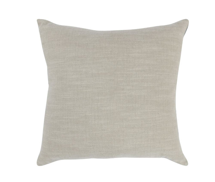Gratitude Sea Fog Blue Pillow
