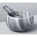 Grey Marble Mortar and Pestle