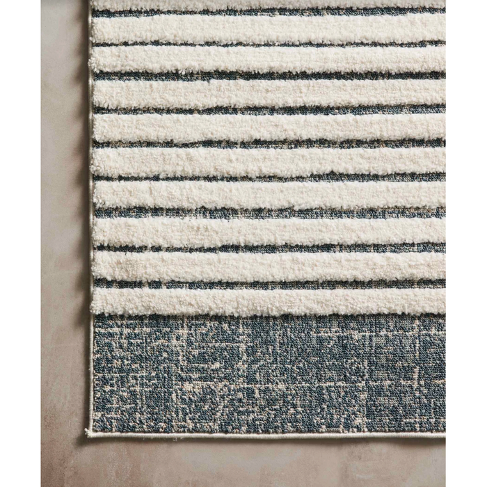 Hagen Area Rug - White/Ocean