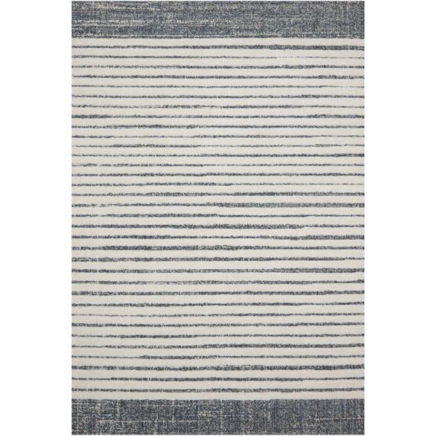 Hagen Area Rug - White/Ocean
