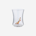 Hand-Painted Butterfly Tall Concave Tumbler - 1 Butterfly