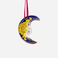 Hand-Painted Ceramic Moon Ornament