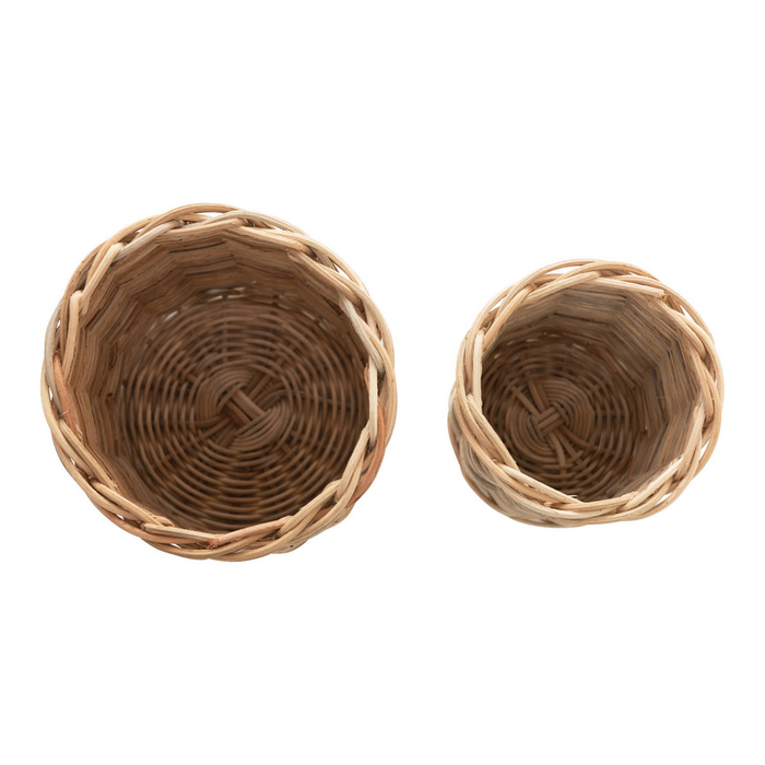 Hand-Woven Wicker Baskets