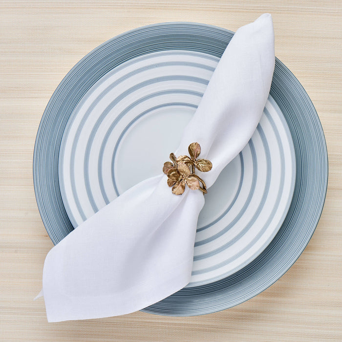 Hémisphère Metallic Blue Dessert Plate
