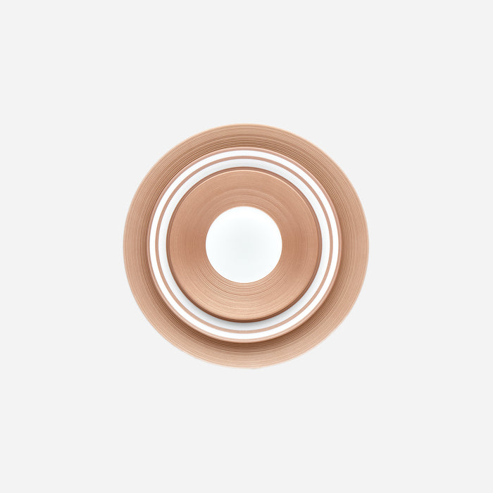Hémisphère Metallic Pink Dinner Plate