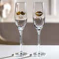 His / Hers Champagne Glasses (set of two)