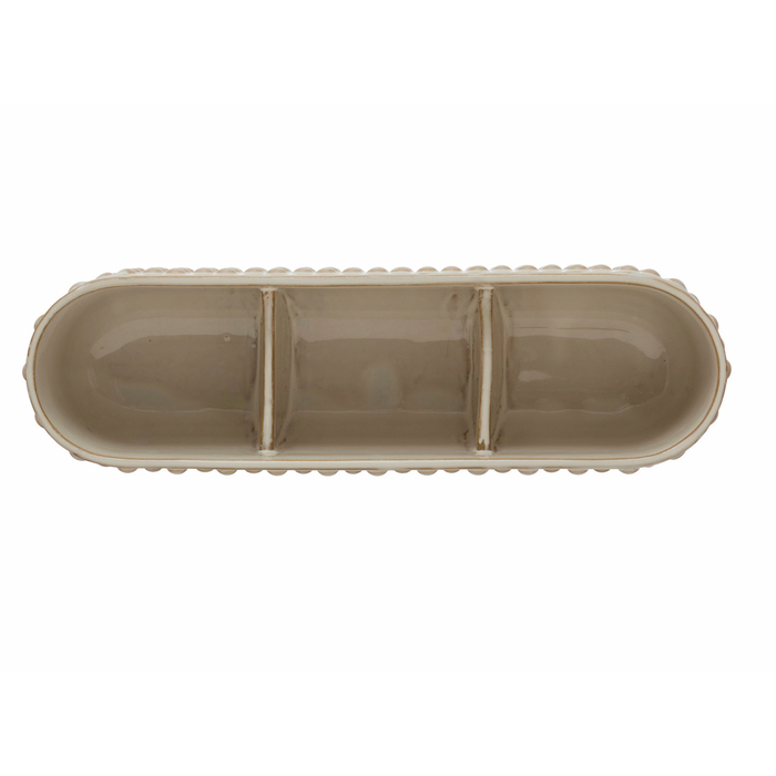 Hobnail Window Planter with 3 Sections