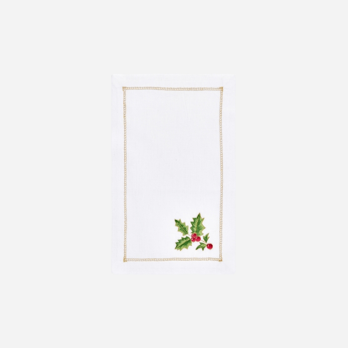 Holly Cocktail Napkin