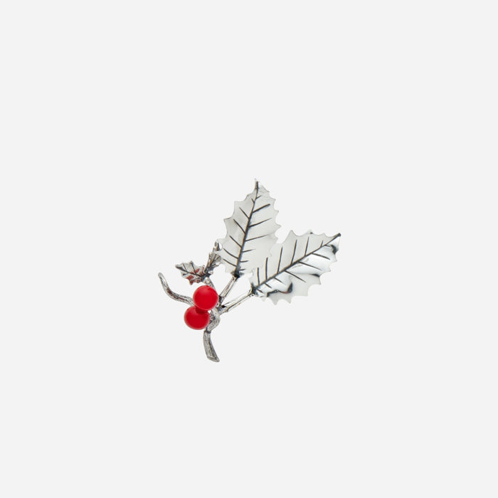 Holly Leaves in Sterling Silver Small