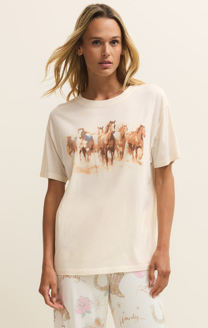 Howdy Horses Boyfriend Tee