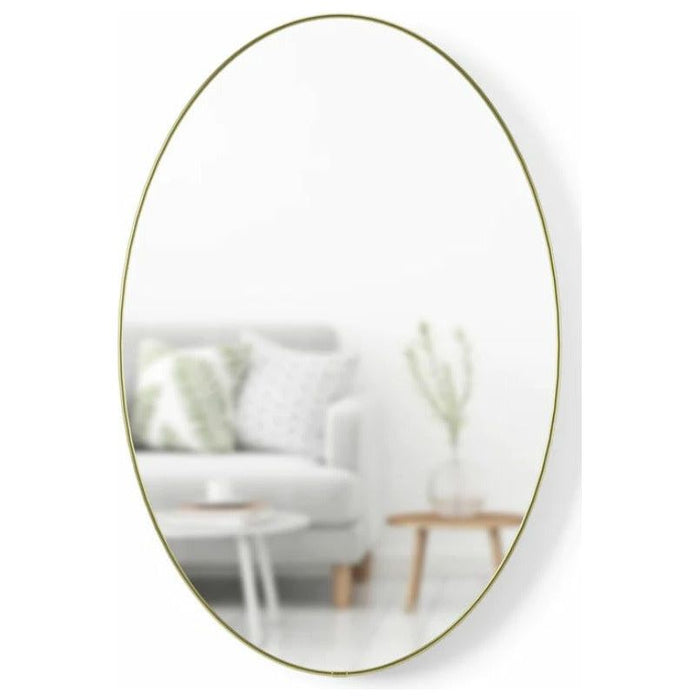 Hubba Mirror Oval - Brass