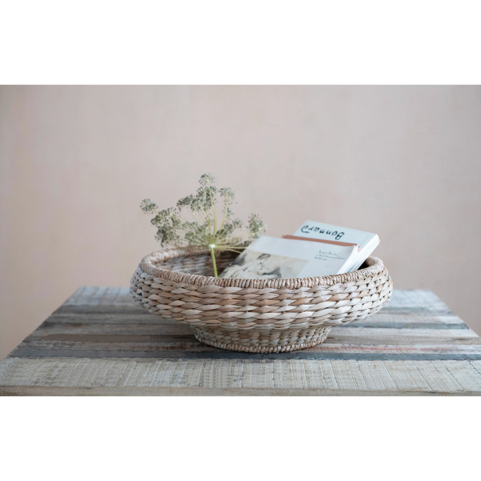 Hyacinth Rattan Bowl