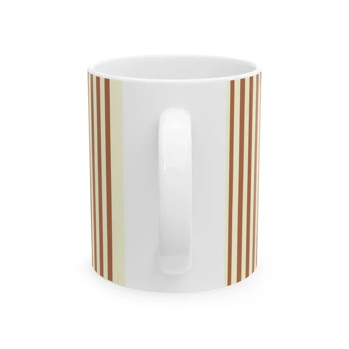 I Love Coffee Ceramic Mug-Brown, J'adore Le Café