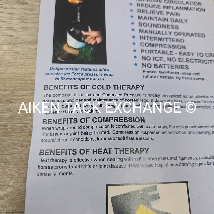 Ice Force Compression & Circulation Therapy Boot, Single Boot, No Ice Pack