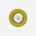 Indes Galantes Dessert Plate - Olive Green