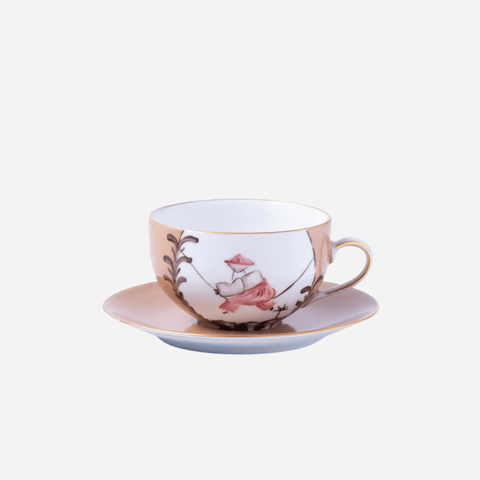 Indes Galantes Teacup & Saucer - Sherbert