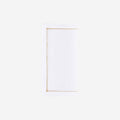 Infinity Hemstitch Gold Cocktail Napkin