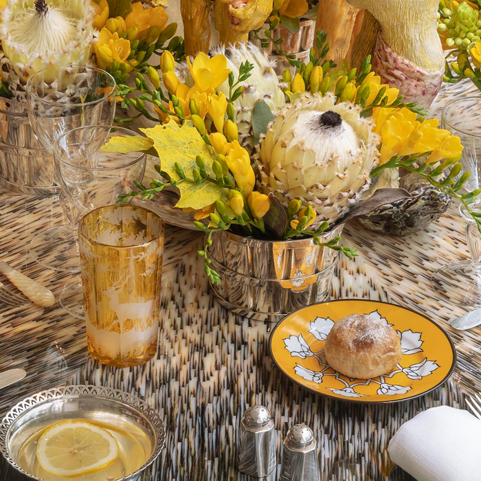 Jaipur Bread Plate Amber