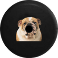 Jeep Wrangler JL Backup Camera Day English Bulldog Bull Dog RV Camper Spare Tire Cover-35 inch