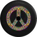 Jeep Wrangler JL Backup Camera Day American Indian Chief Skull Feathers RV Camper Spare Tire Cover-35 inch