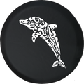 Jeep Wrangler Spare Tire Cover With Dolphin Print (Wrangler JK, TJ, YJ)